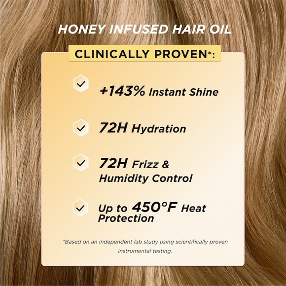 Gisou honey infused hair oil mini nib - Picture 4 of 5